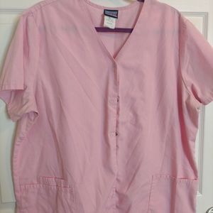 Cherokee Workwear XL snap front scrub top